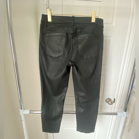 White House Black Market Black Straight Crop Pants. - Picture 3 of 13